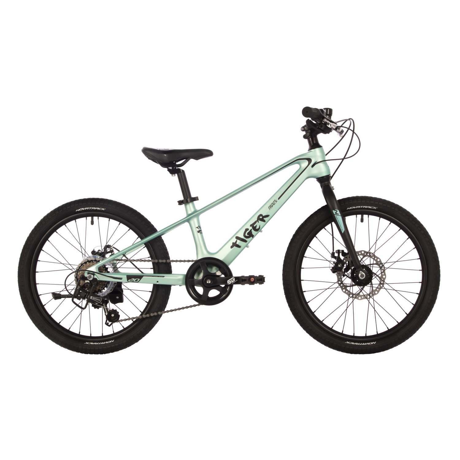 Велосипед 20TIGERсветло-зелён NOVATRACK TIGER - фото 2
