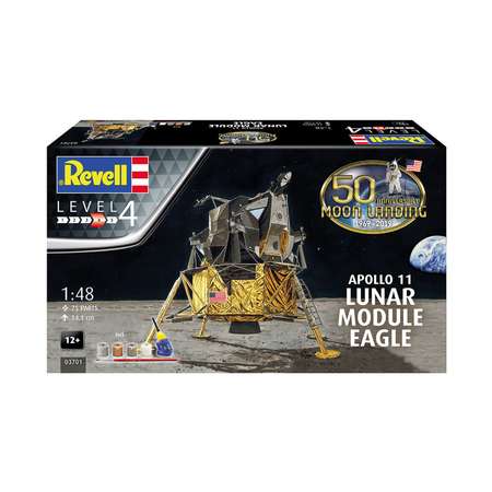 Модель для сборки Revell Подарочный набор Аполлон-11: Лунный модуль Орел