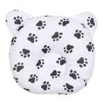 Подушка AmaroBaby анатомическая First Pillow Лапки черные