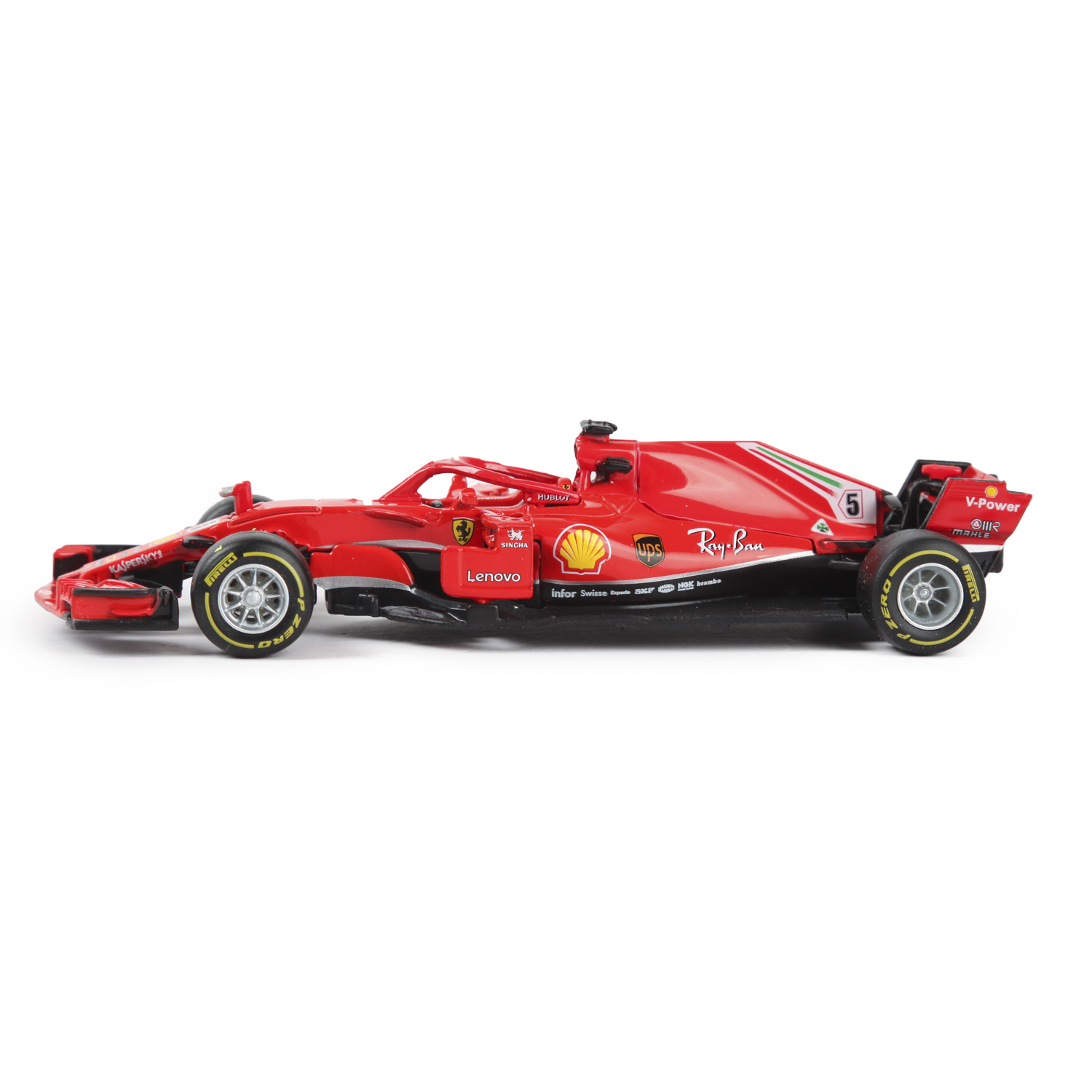 Машина BBurago 1:43 Ferrari Racing SF71-H 18-36820 (36809) 18-36820 (36809) - фото 5