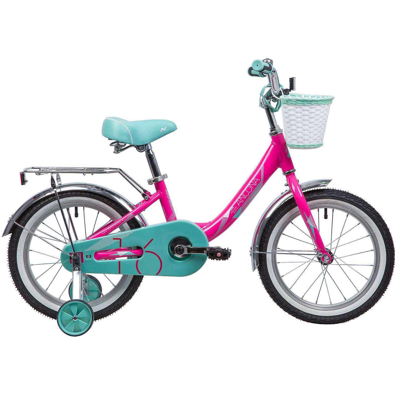 Велосипед 16 розовый NOVATRACK ANCONA - фото 1
