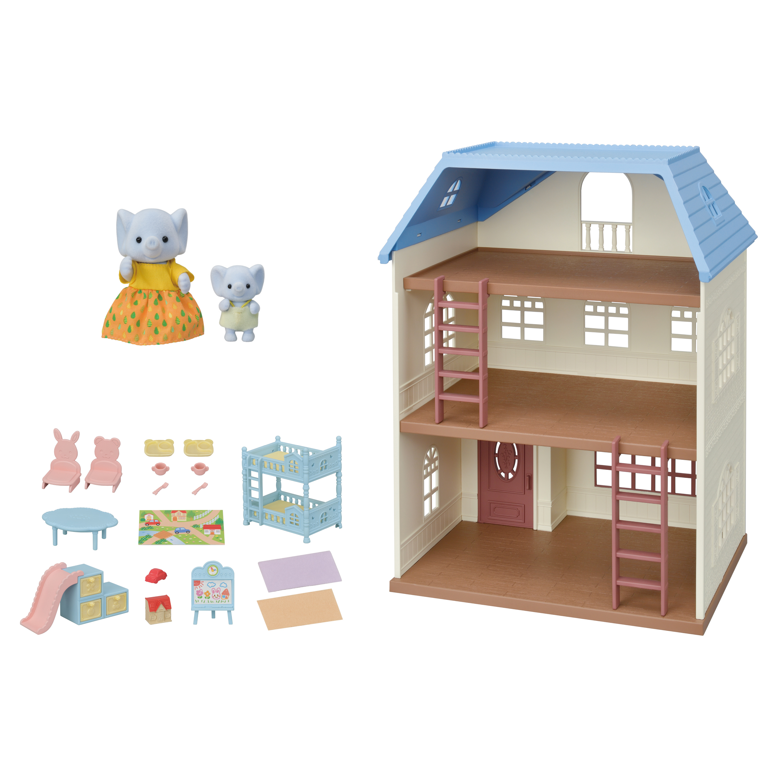 Набор игровой Sylvanian Families Домик с террасой 5513 купить по цене 4499  ₽ в интернет-магазине Детский мир