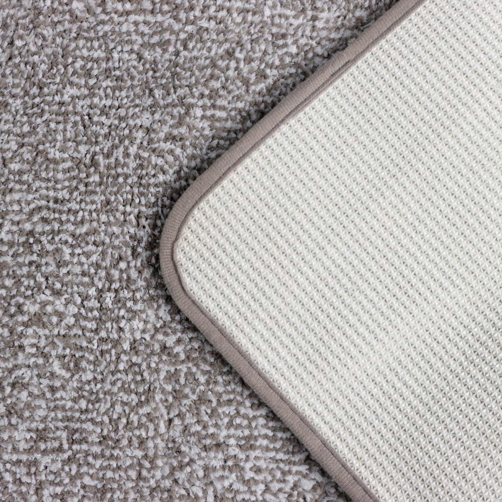 Коврик Доляна для ванной «Нина» 50×80 см ворс короткий цвет серый - фото 6