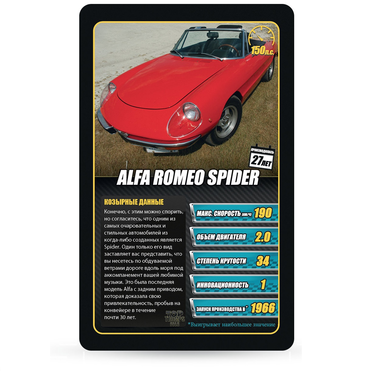 Настольная игра TopTrumps Козырные карты Спортивные автомобили - фото 3