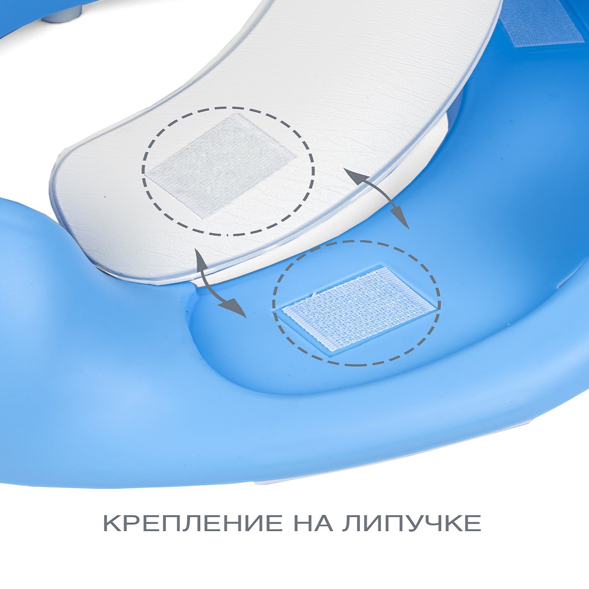 Накладка на унитаз 0 eight с фиксатором и мягким сиденьем - фото 4