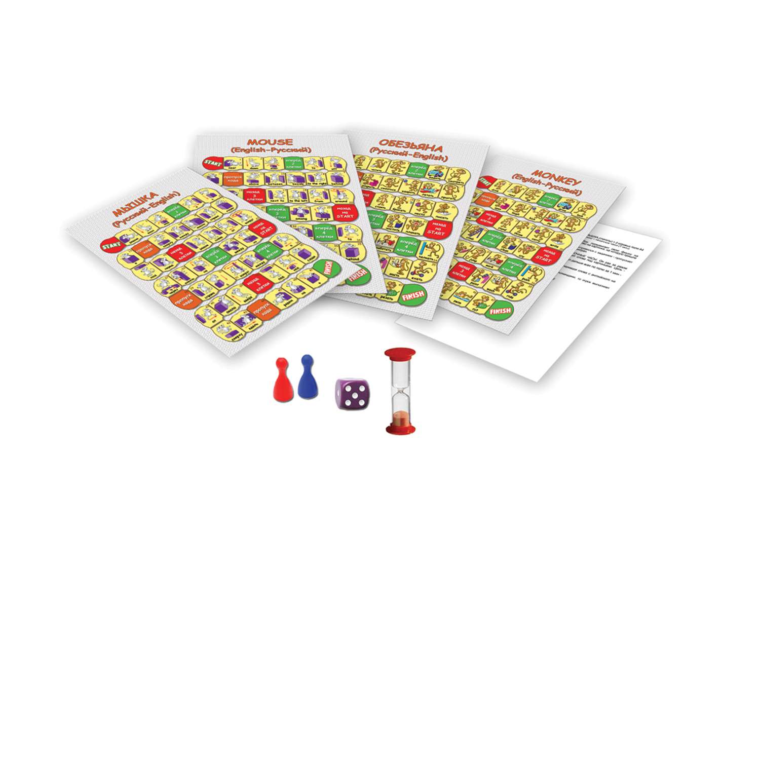 Настольная игра для детей Шпаргалки для мамы Игра в слова ENGLISH по английскому языку - фото 7