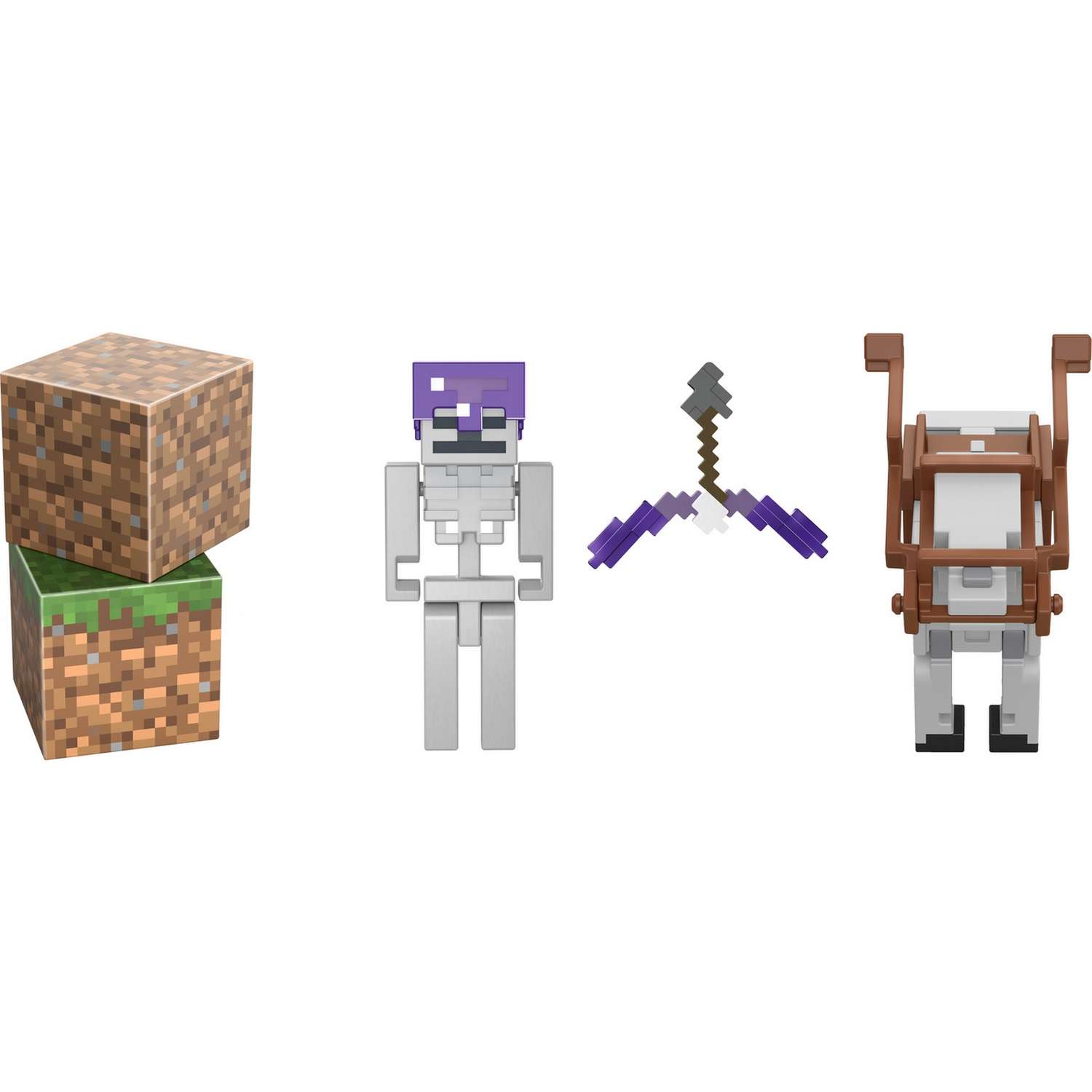 Набор фигурок Minecraft Боевой Скелет-всадник GTT55 - фото 2
