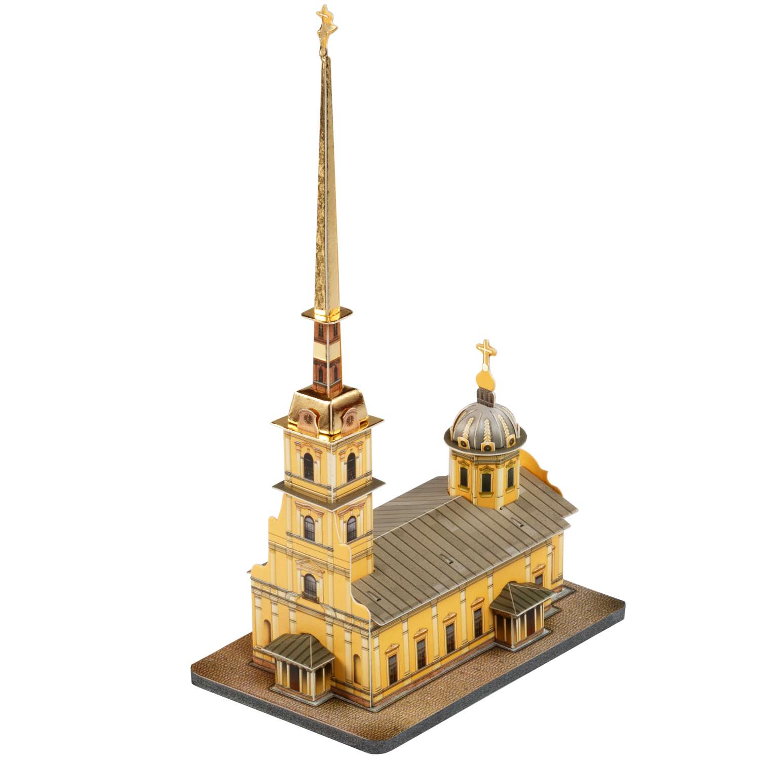 Сборная модель Умная бумага Города в миниатюре Петропавловский собор 558 558 - фото 1