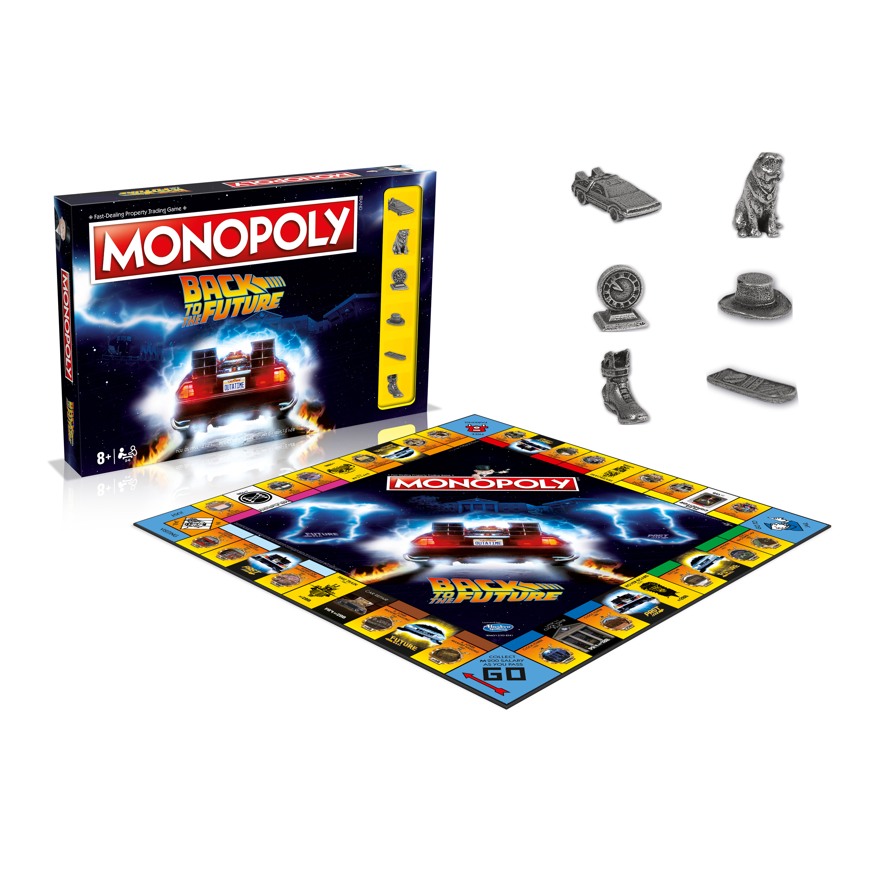 Настольная игра Winning Moves Монополия назад в будущее на английском языке Back to the Future - фото 5