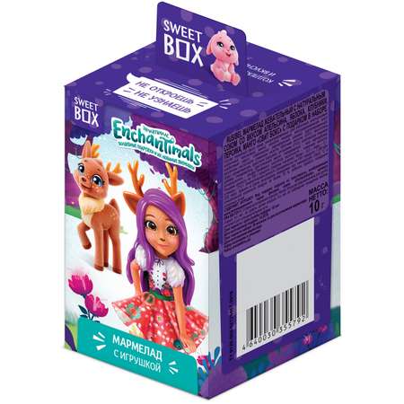 Мармелад Sweet box Enchantimals с игрушкой 10г в непрозрачной упаковке (Сюрприз)