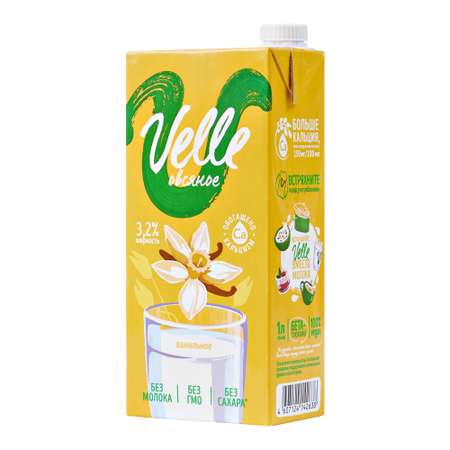 Растительное молоко Velle Ванильное 1 л