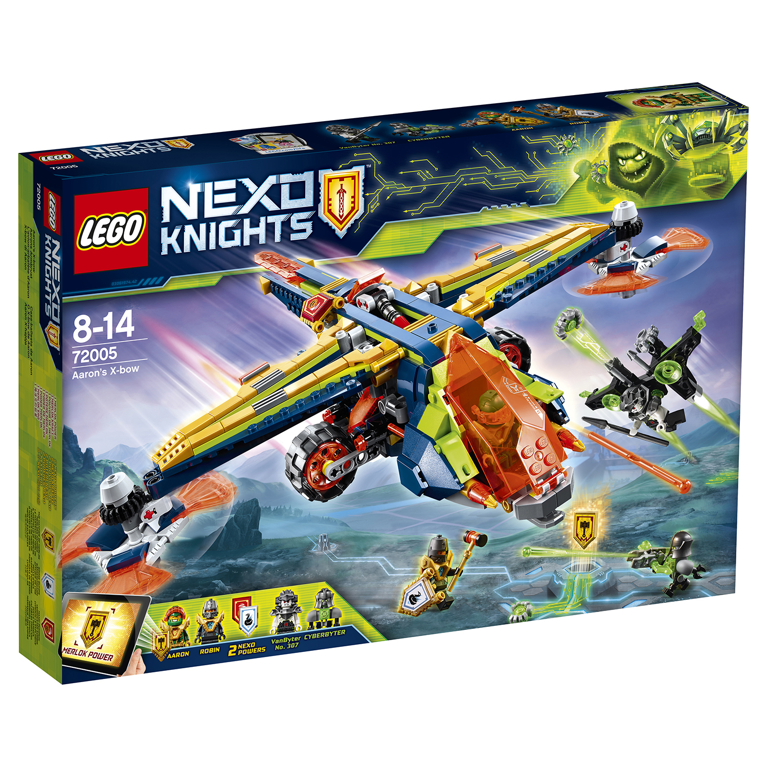 Конструктор LEGO Аэро-арбалет Аарона Nexo Knights (72005) купить по цене  3799 ₽ в интернет-магазине Детский мир