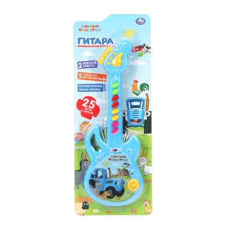 Игрушка УМка Синий трактор Гитара Музыкальная 395578