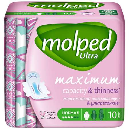 Прокладки Molped женские гигиенические Ultra Normal 10 шт