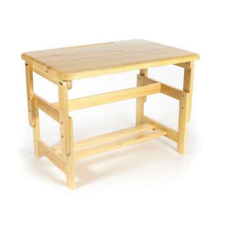 Набор Мебель для дошколят стол-парта со стулом регулируемый деревянный для детей от 1 до 4 лет