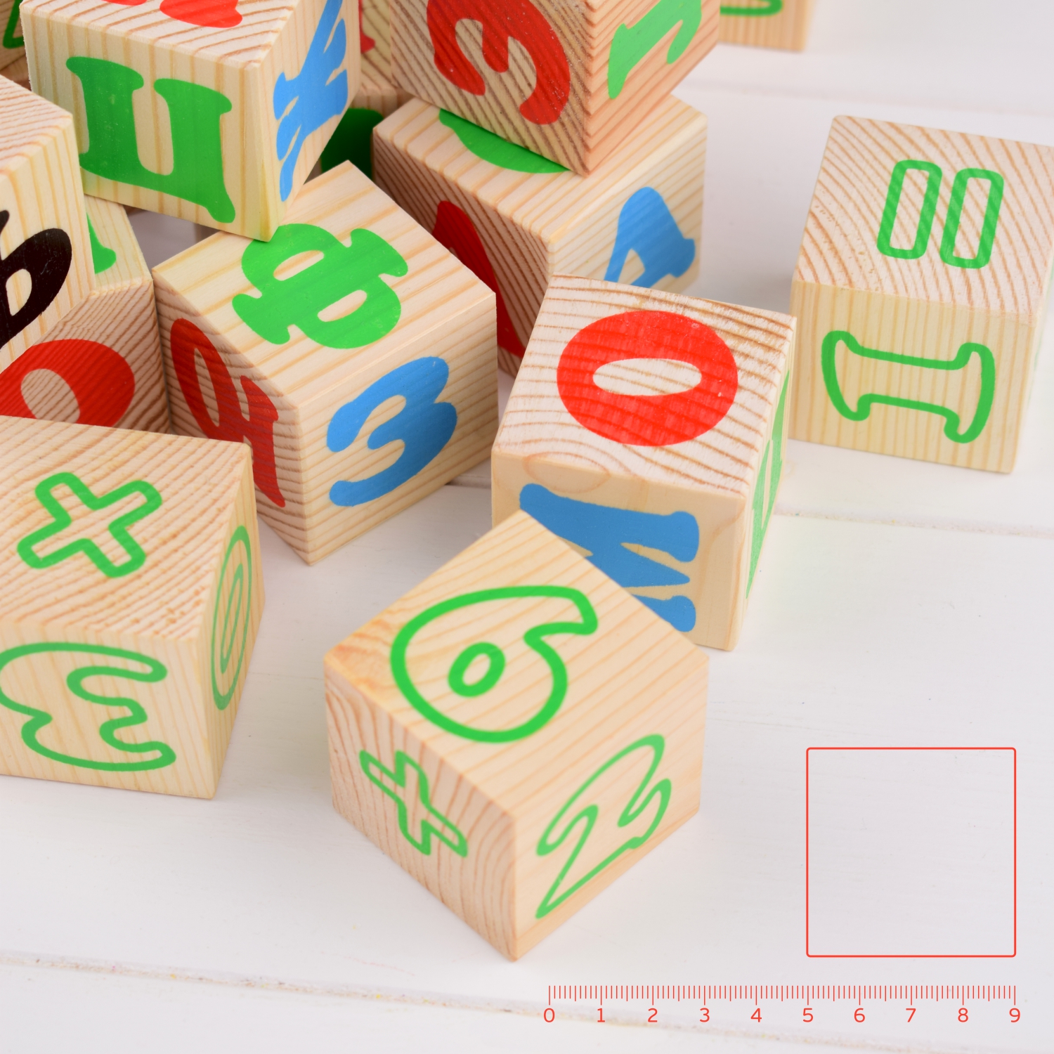 Кубики для детей Томик Алфавит с цифрами 20 штук 2222-2 - фото 8