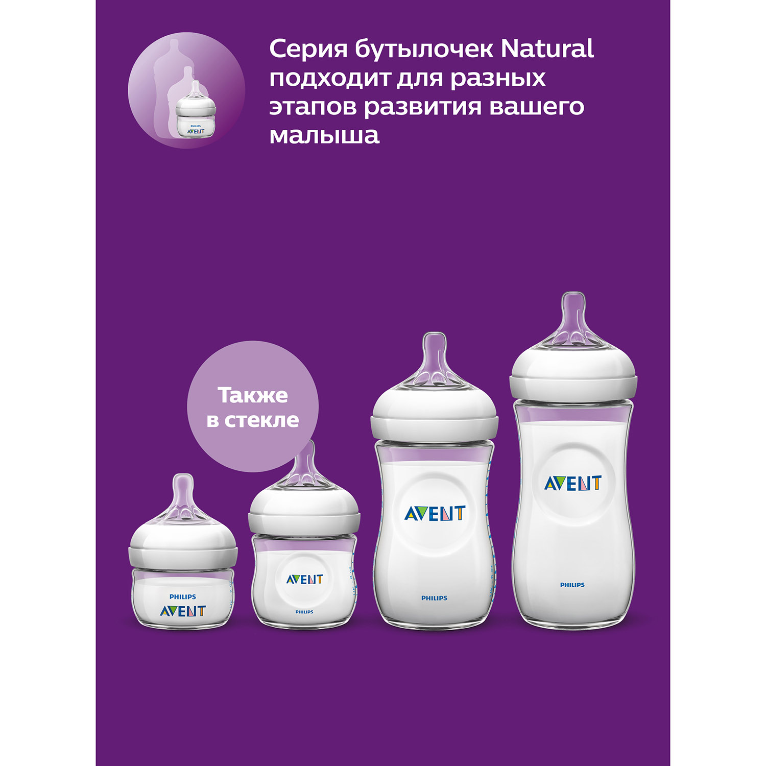 Бутылочка Philips Avent Natural2 Тигрята 260мл с 1месяца SCF070/20 - фото 14