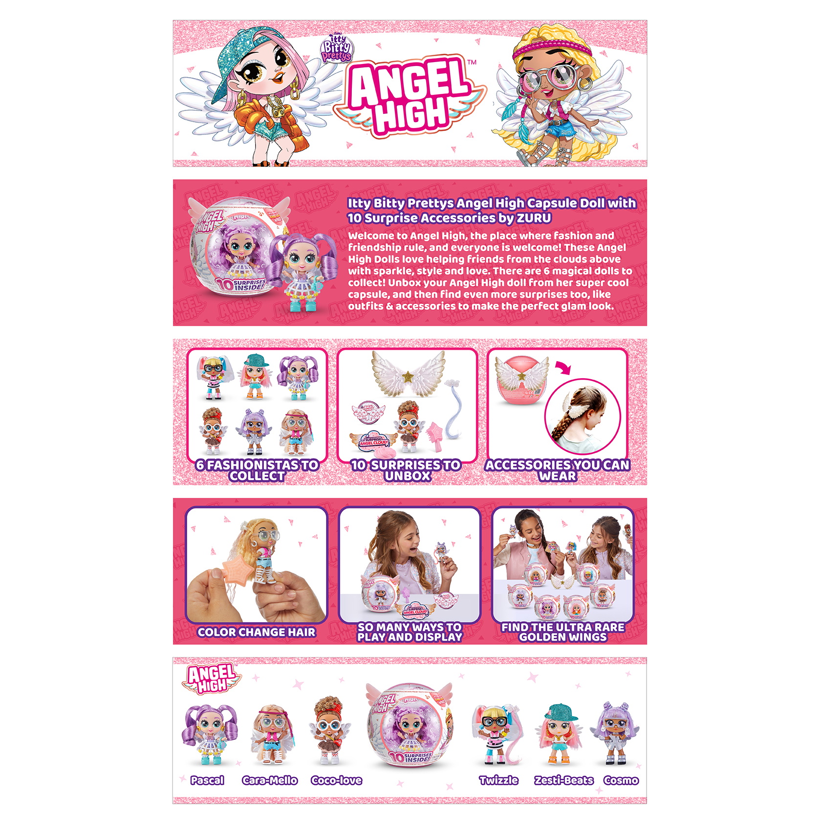 Кукла Angel High +10аксессуаров в ассортименте 9710SQ1-S002 9710SQ1-S002 - фото 33