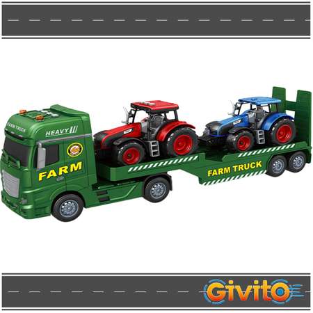 Игровой набор Givito Транспортер для сельскохозяйственных тракторов