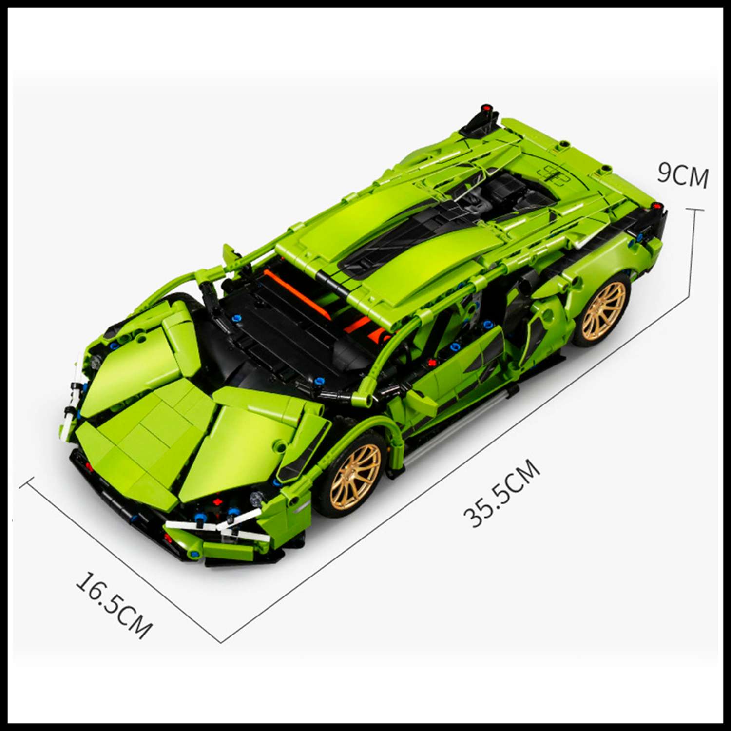 Игрушка LX Конструктор Technic Lamborghini Sian 1289 деталей - фото 3