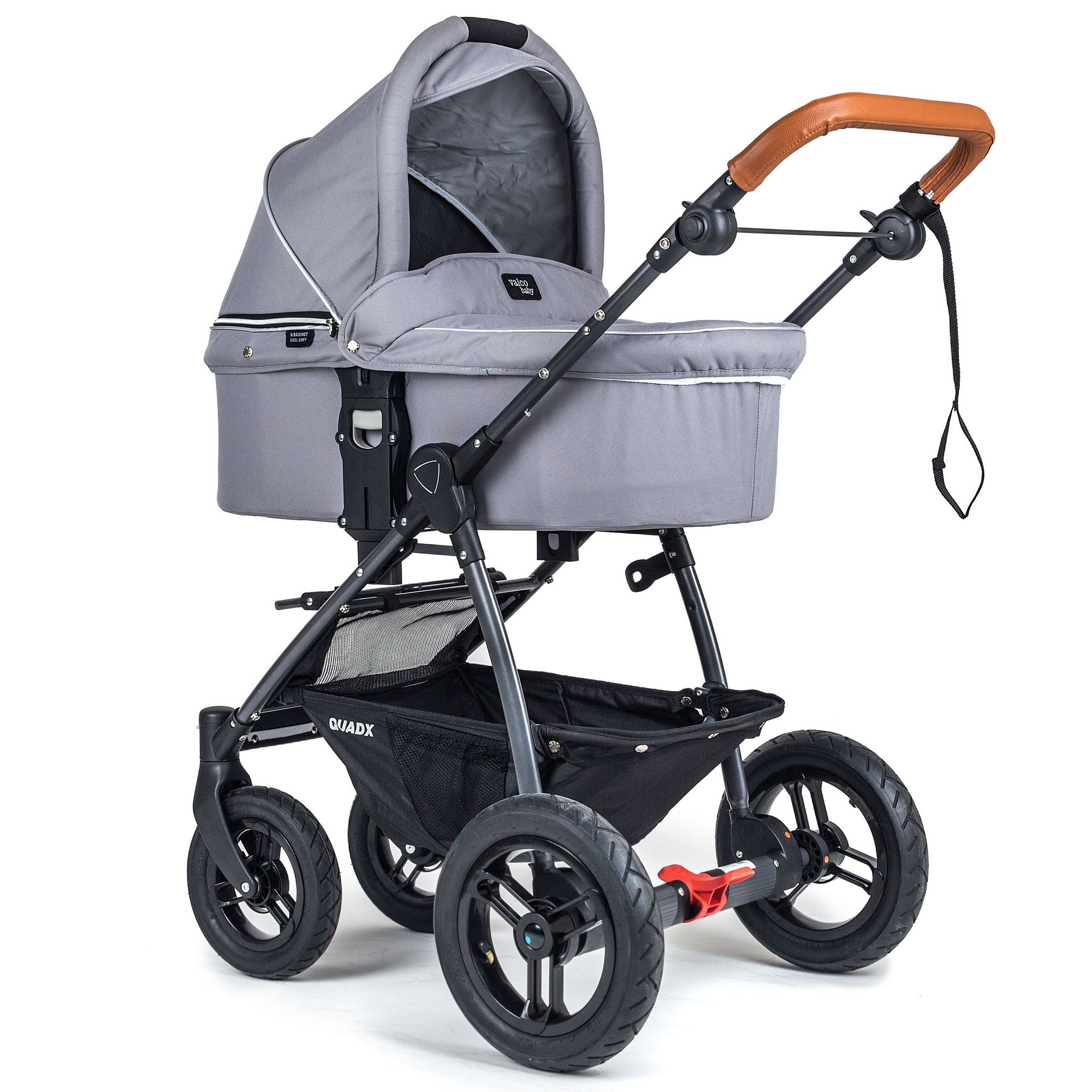 Люлька Valco baby Q Bassinet для Trimod X Snap 4 Ultra Quad X/Cool Grey 9958 - фото 7