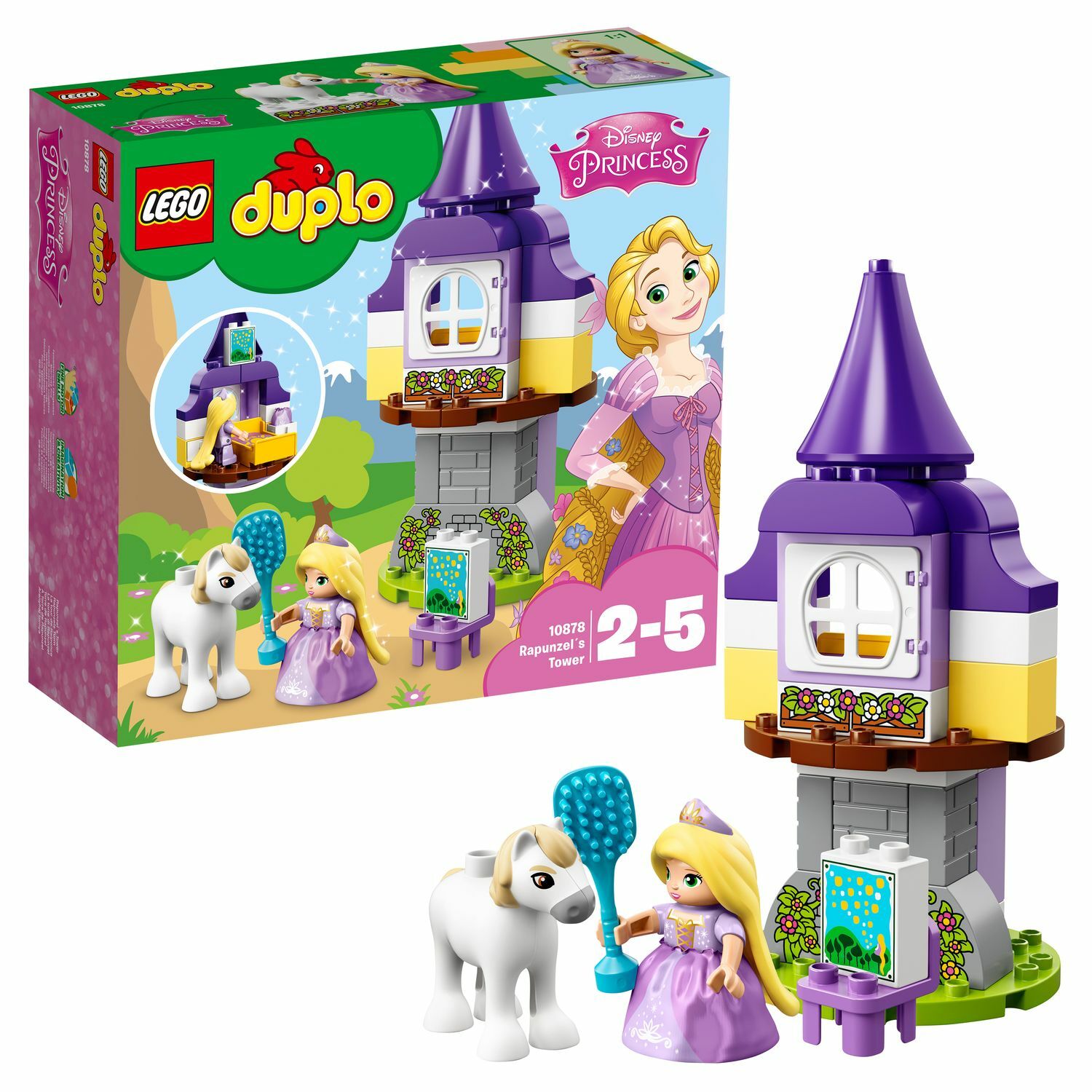 Конструктор LEGO Башня Рапунцель DUPLO Princess TM (10878) купить по цене  1999 ₽ в интернет-магазине Детский мир