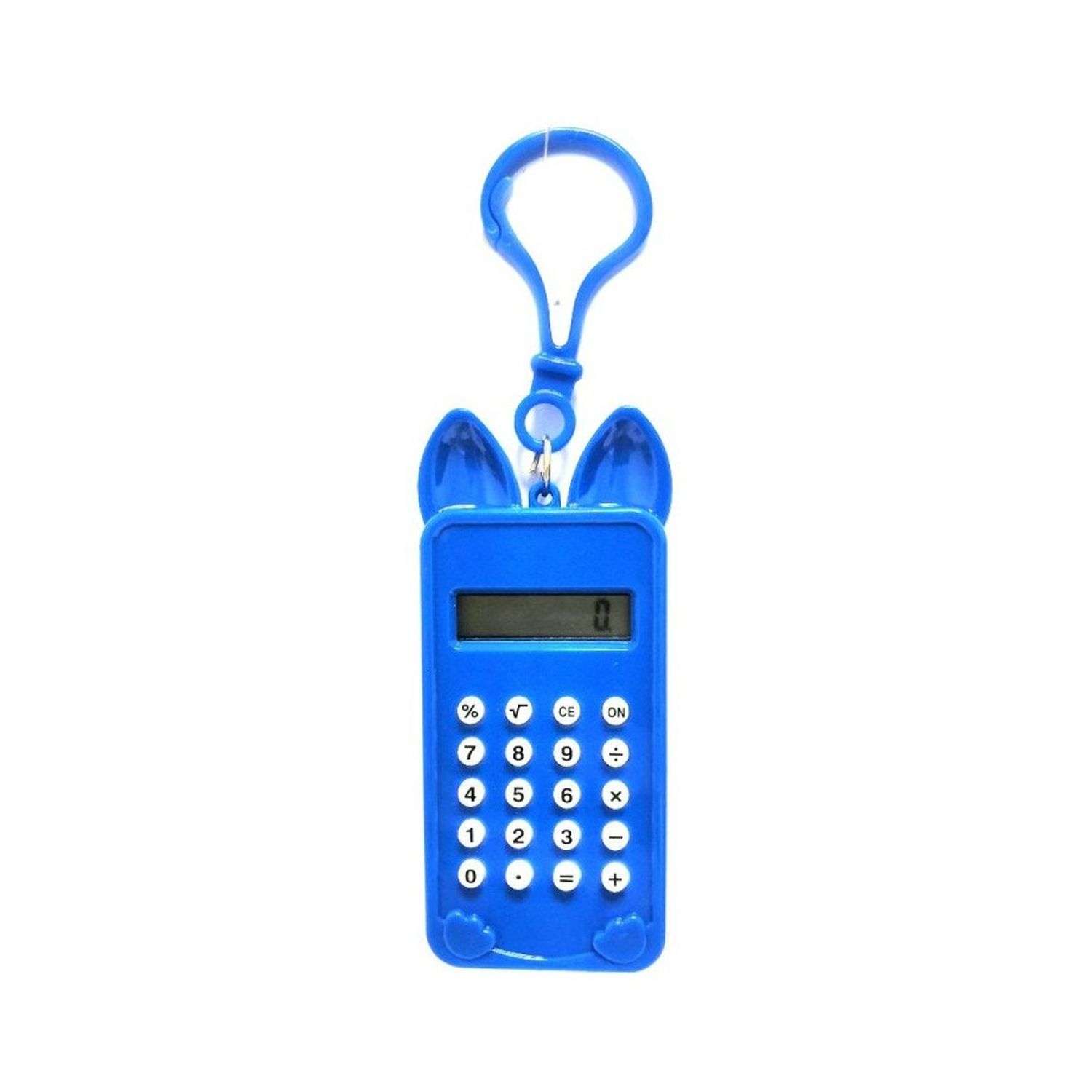 Брелок-калькулятор Uniglodis Мышка синий - фото 1