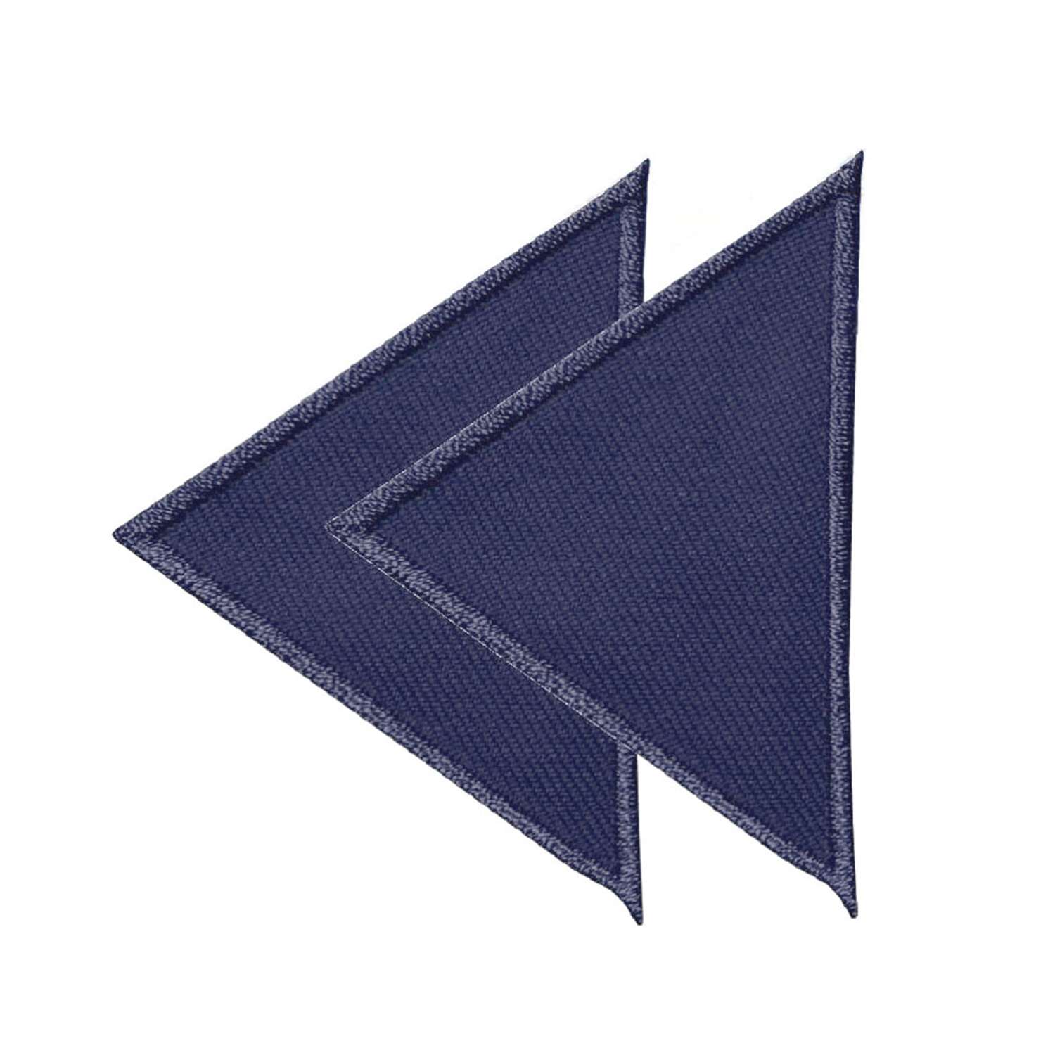 Термоаппликация Prym нашивка Треугольник темно-синий 4х6 см 2 шт для ремонта и украшения одежды 925472 - фото 7