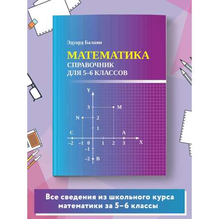 Книга ТД Феникс Математика. Справочник для 5-6 классов