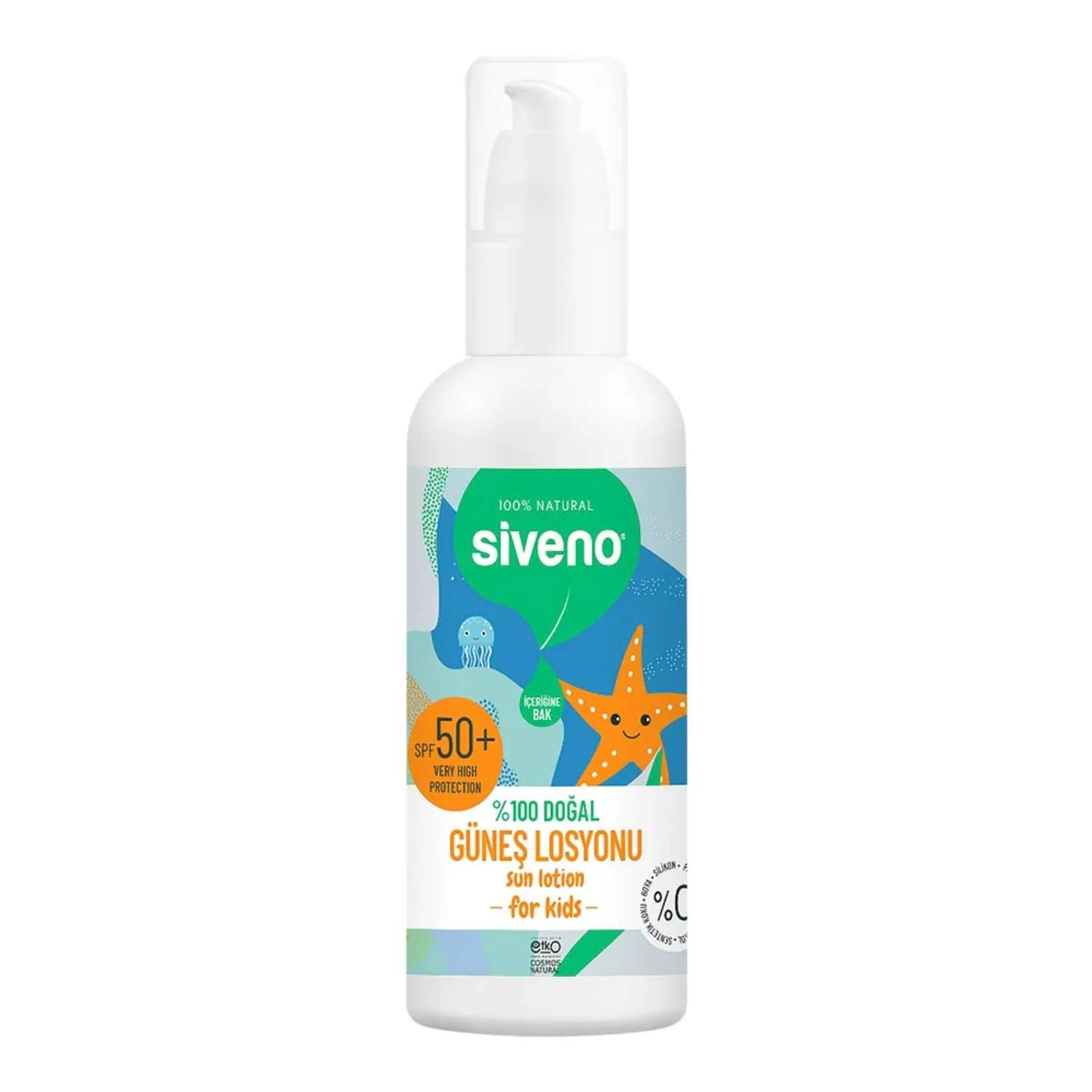 Натуральный крем Siveno солнцезащитный SPF 50 детский - фото 1