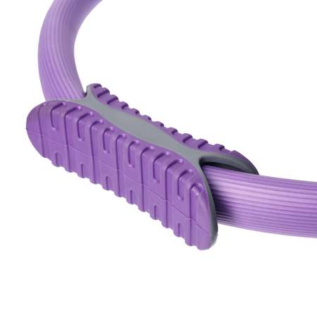 Изотоническое кольцо STRONG BODY обруч для йоги и пилатес d 38 см фиолетовое