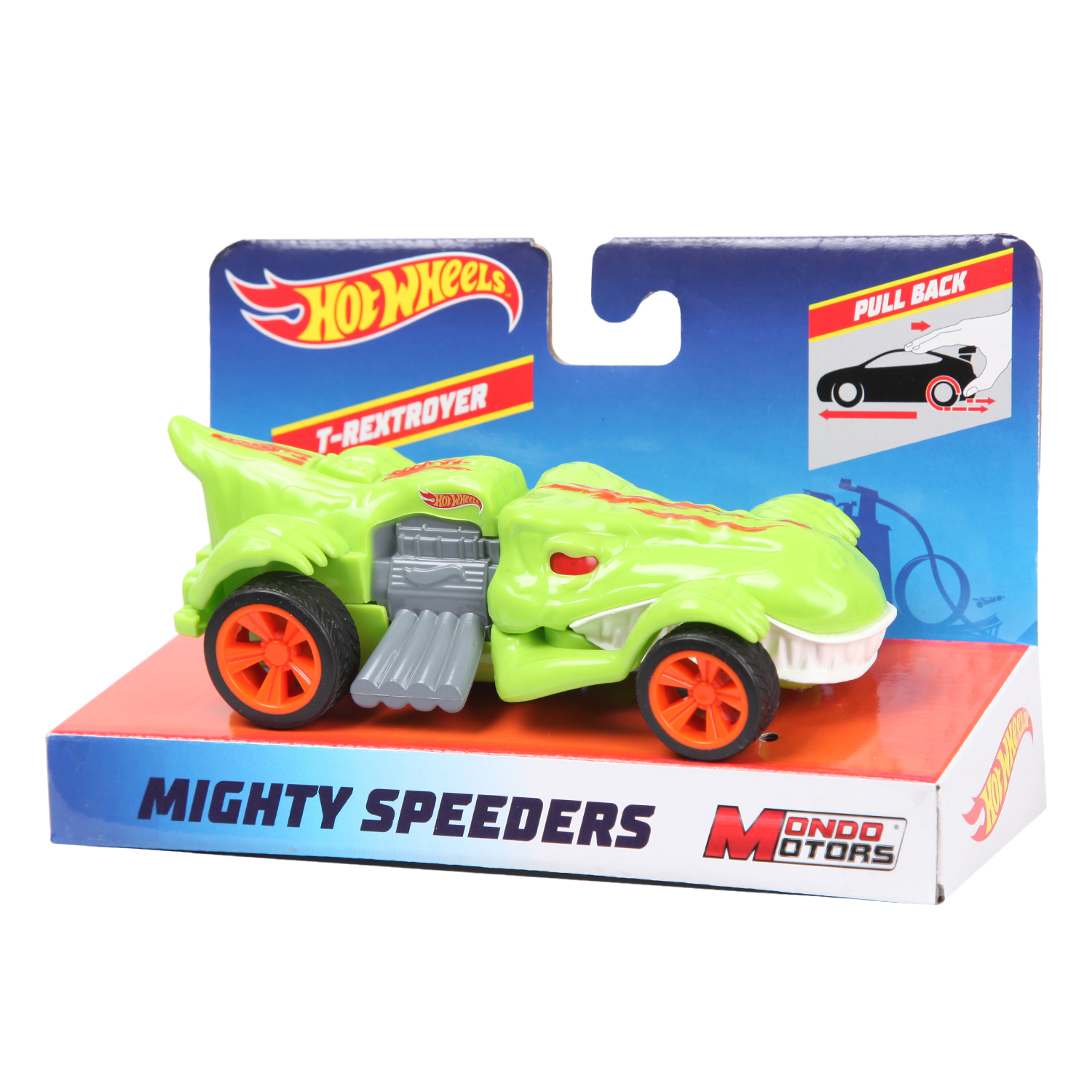 Машина Hot Wheels Mighty Speeders T-Rextroyer 51206 купить по цене 9 ₽ в  интернет-магазине Детский мир