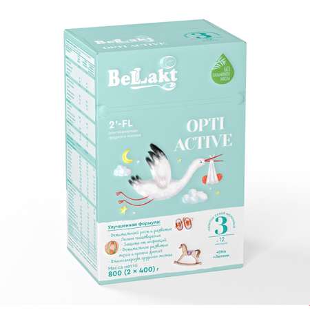 Смесь Беллакт Bellakt Opti Active 3 800г с 12месяцев