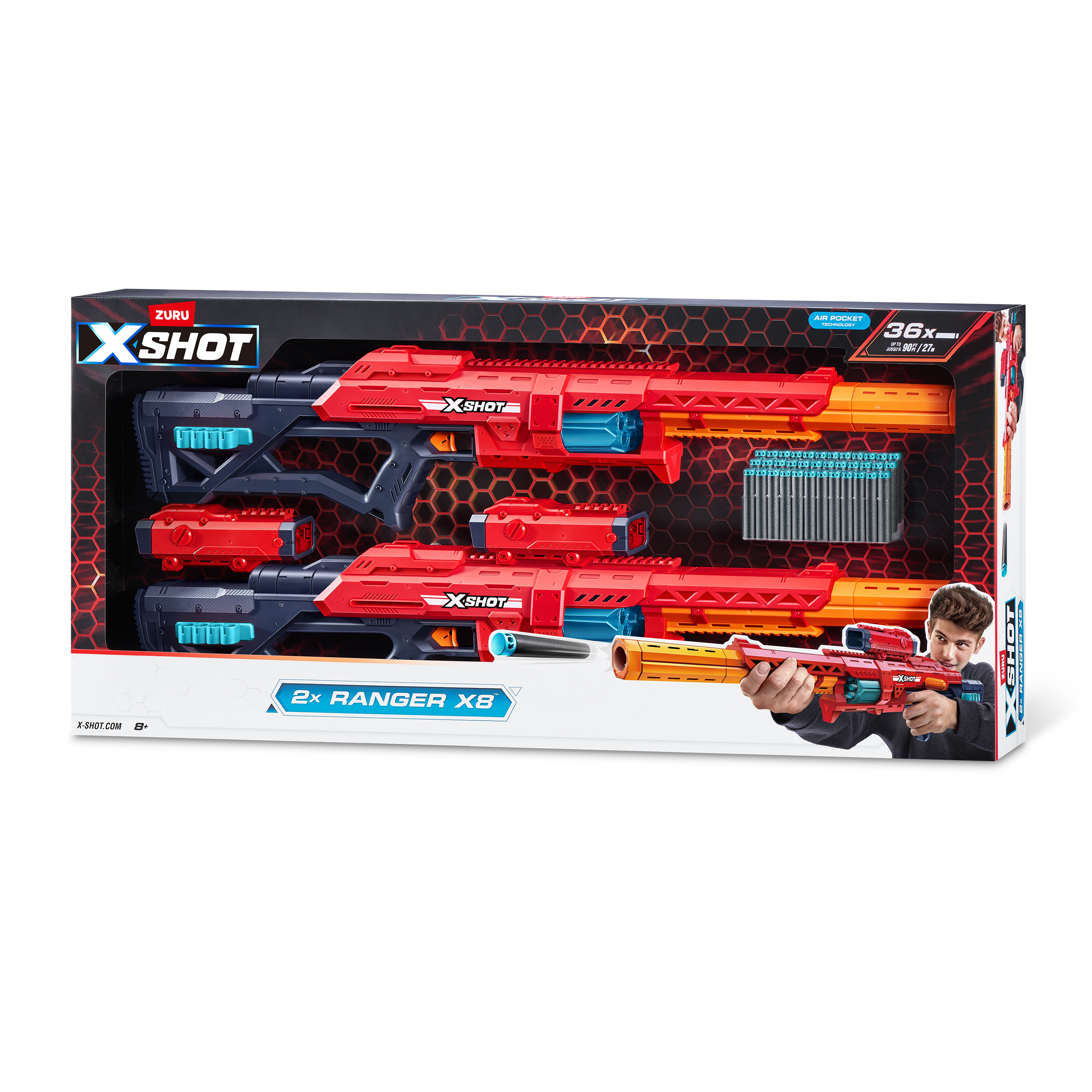 Набор игровой XSHOT Excel Range X8 2шт 36708 - фото 8