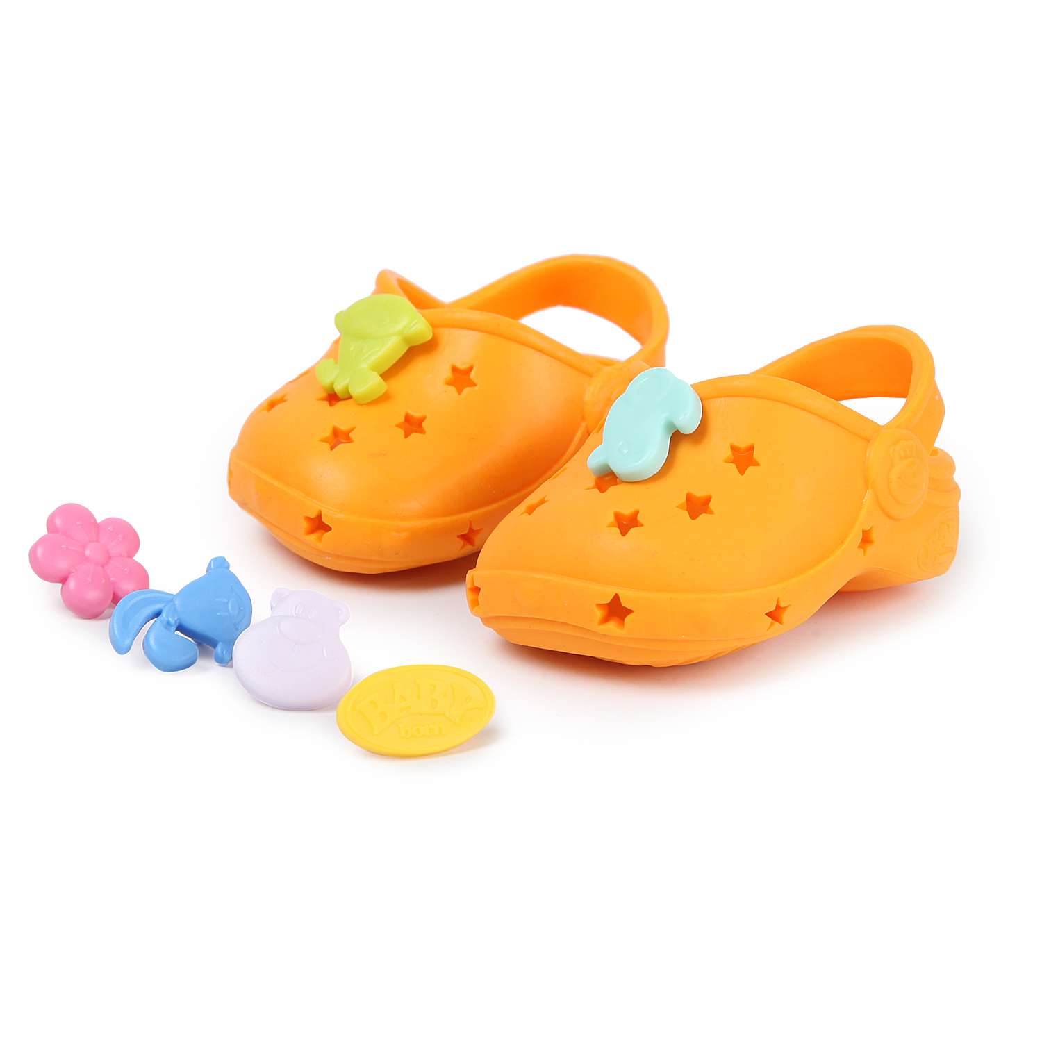 Обувь для куклы Zapf Creation Baby born Сандали фантазийные Оранжевые 824-597 824-597 - фото 1