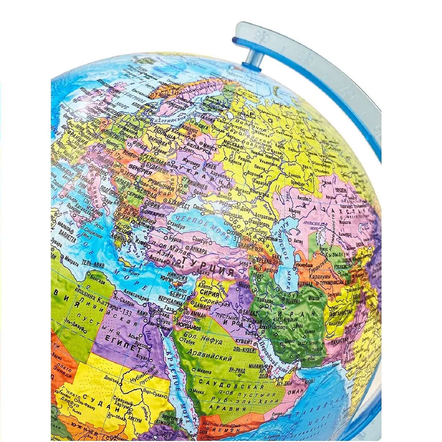 Глобус Globen Земли политический с подсветкой диаметр 32см - фото 3