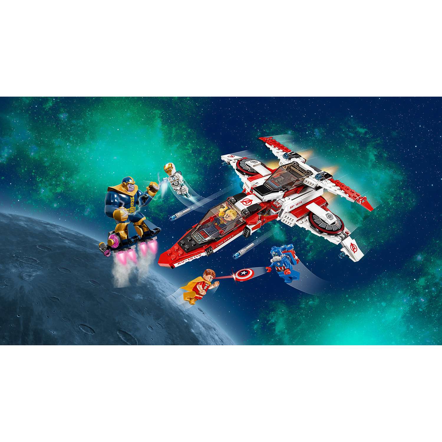 Конструктор LEGO Super Heroes Реактивный самолёт Мстителей: космическая миссия (76049) - фото 5