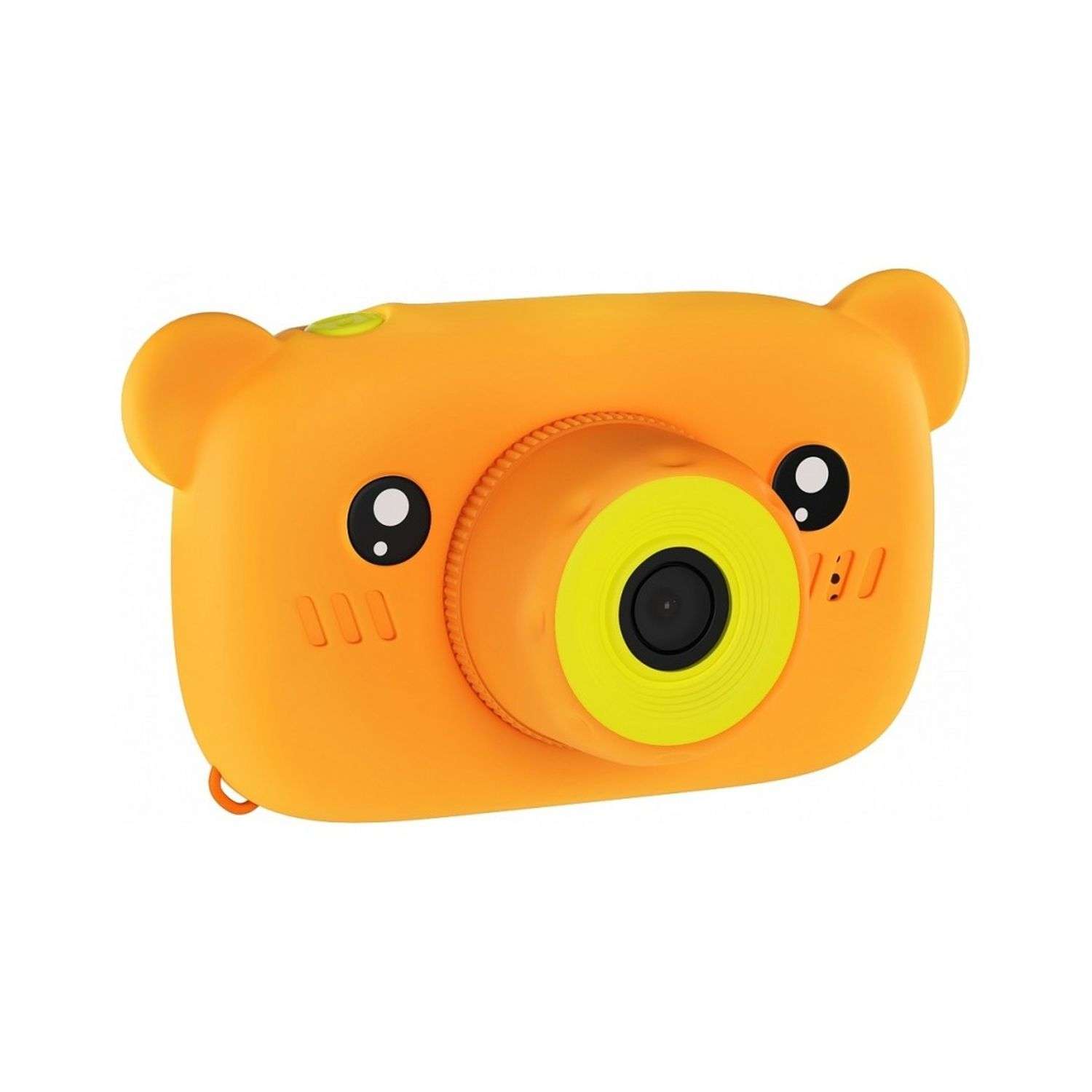 Детский цифровой фотоаппарат Uniglodis оранжевый мишка - фото 1