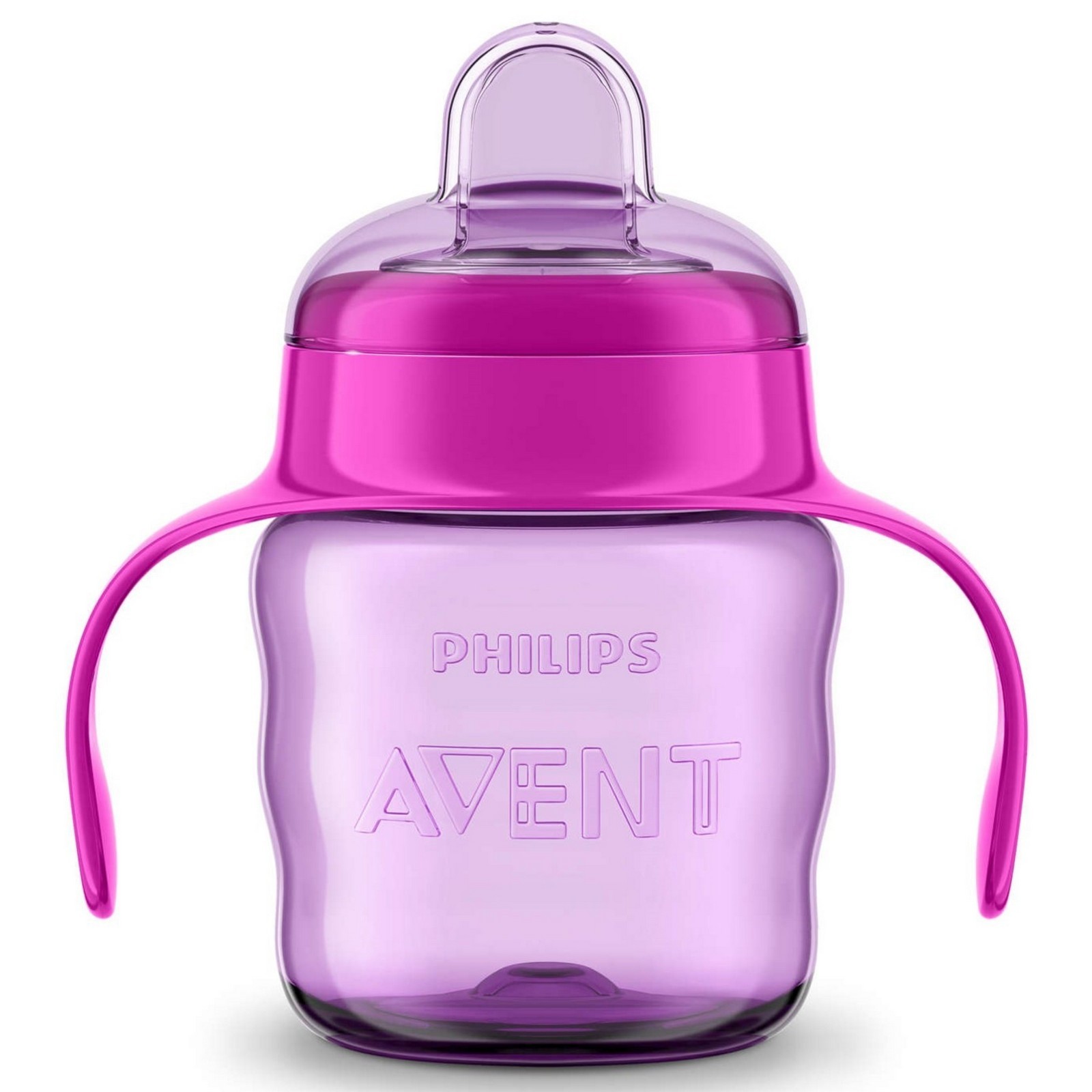 Поильник Philips Avent Comfort с носиком ручками 200мл с 6месяцев Розовый SCF551/03 - фото 4