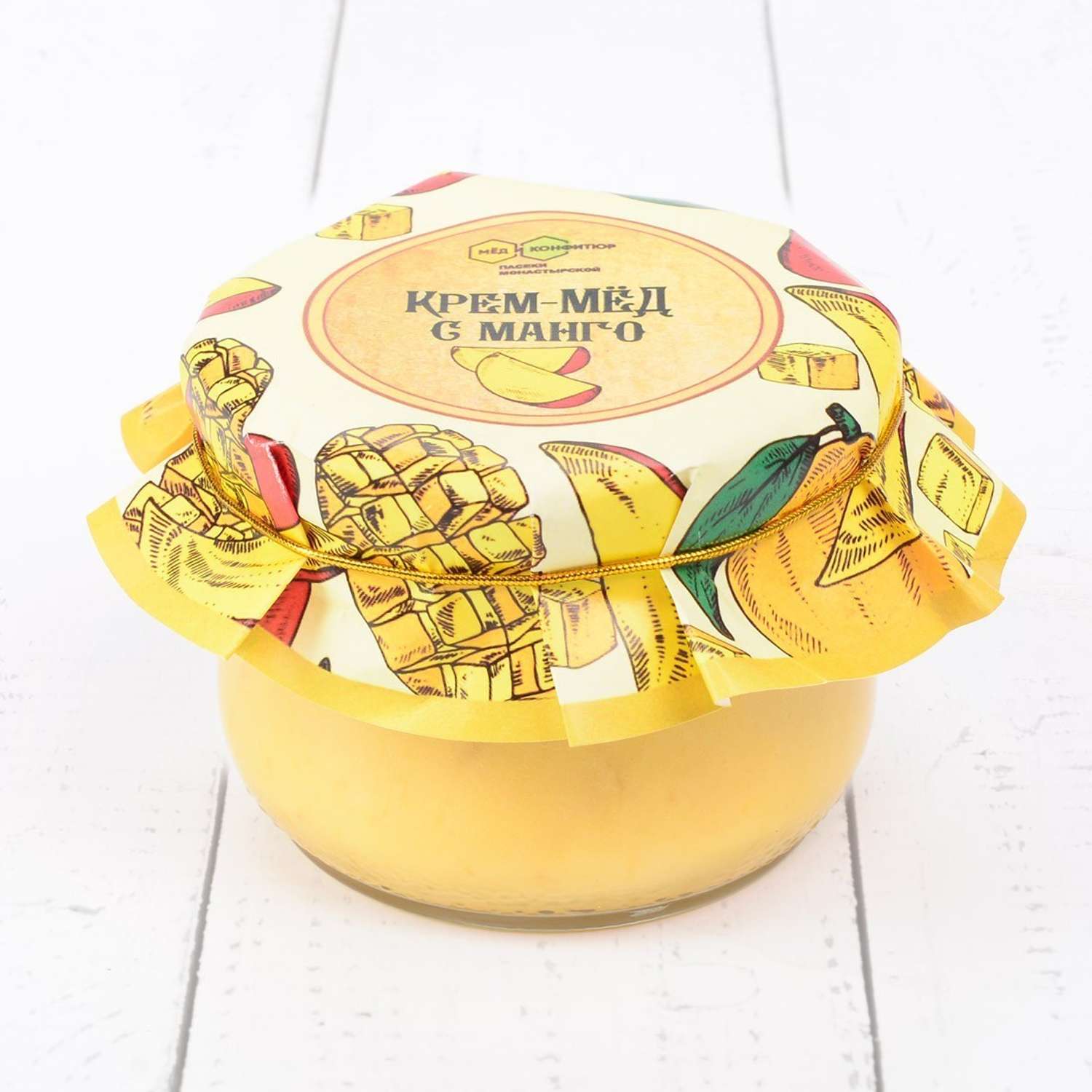 Крем-мёд Мед и Конфитюр с манго 230 гр - фото 1