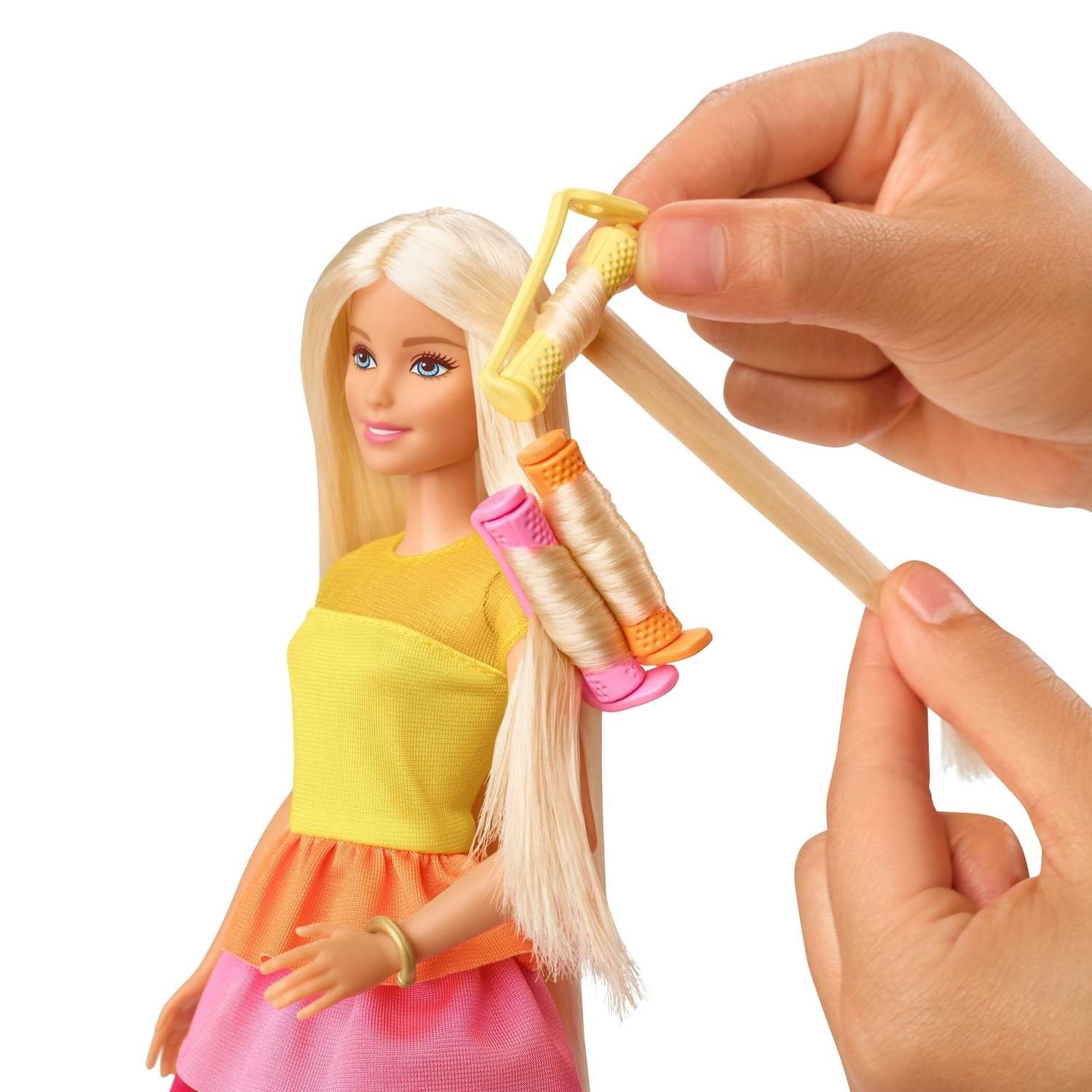 Кукла Barbie в модном наряде с аксессуарами для волос GBK24 GBK24 - фото 11