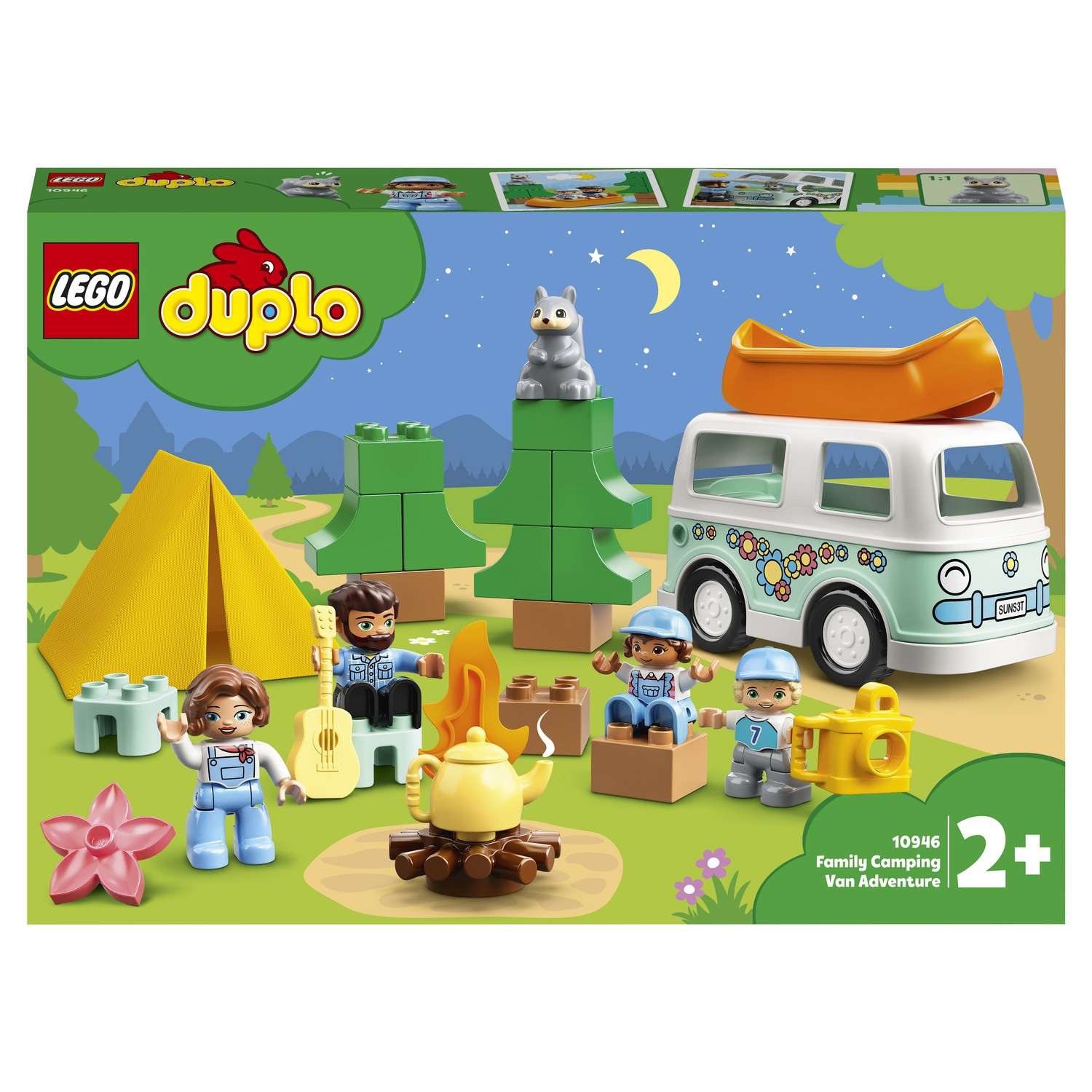 Конструктор LEGO DUPLO Town Семейное приключение на микроавтобусе 10946 - фото 2