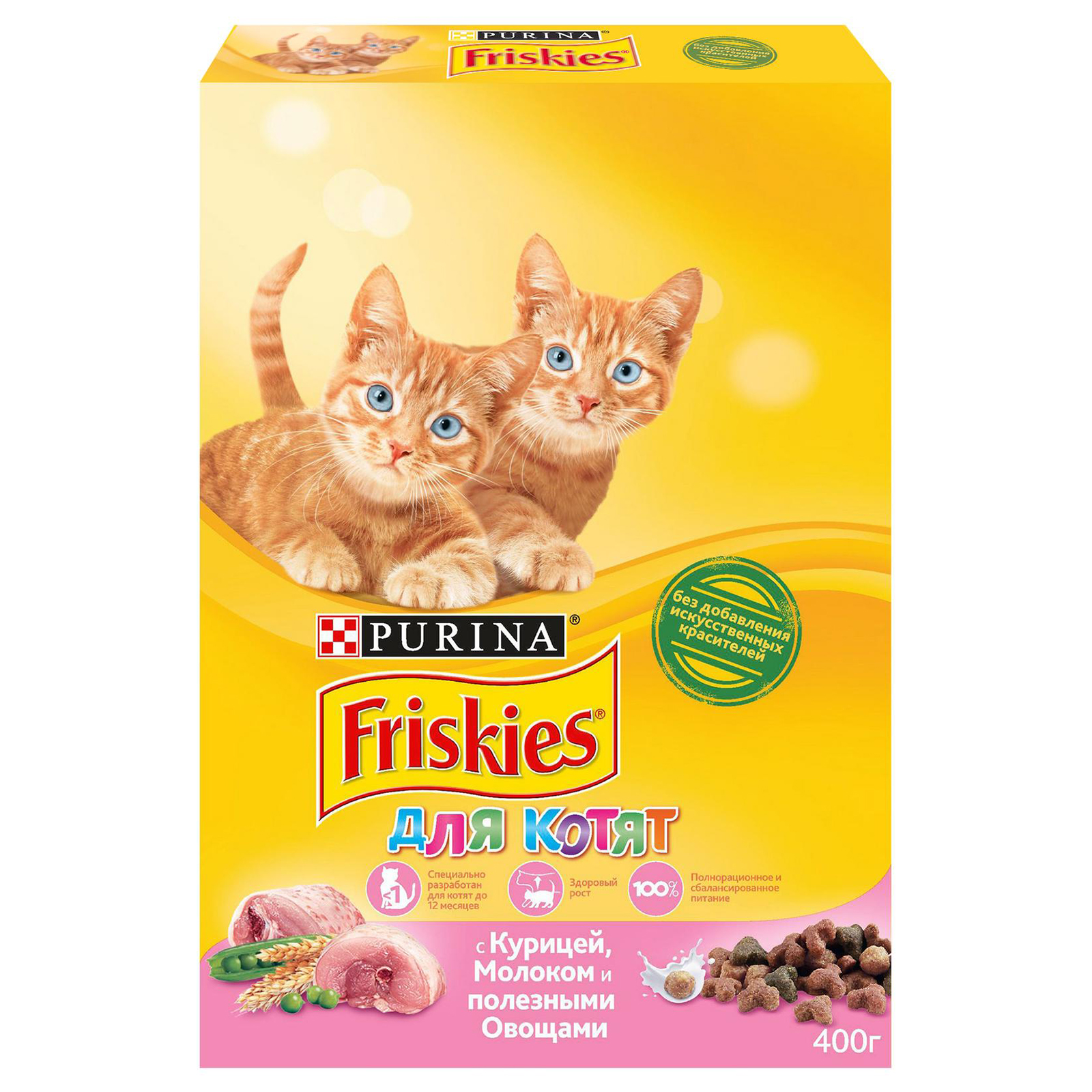 Сухой корм для кошек Friskies 0.4 кг курица (полнорационный) - фото 2