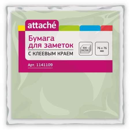 Стикеры Attache куб 76x76 мм пастель 3 цвета 300 листов 3 уп