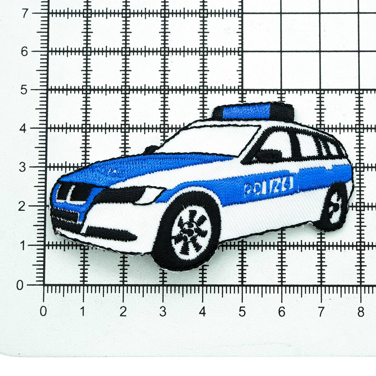 Термоаппликация Prym нашивка Полицейская машина 4х8 см для ремонта и украшения одежды 924311 - фото 9