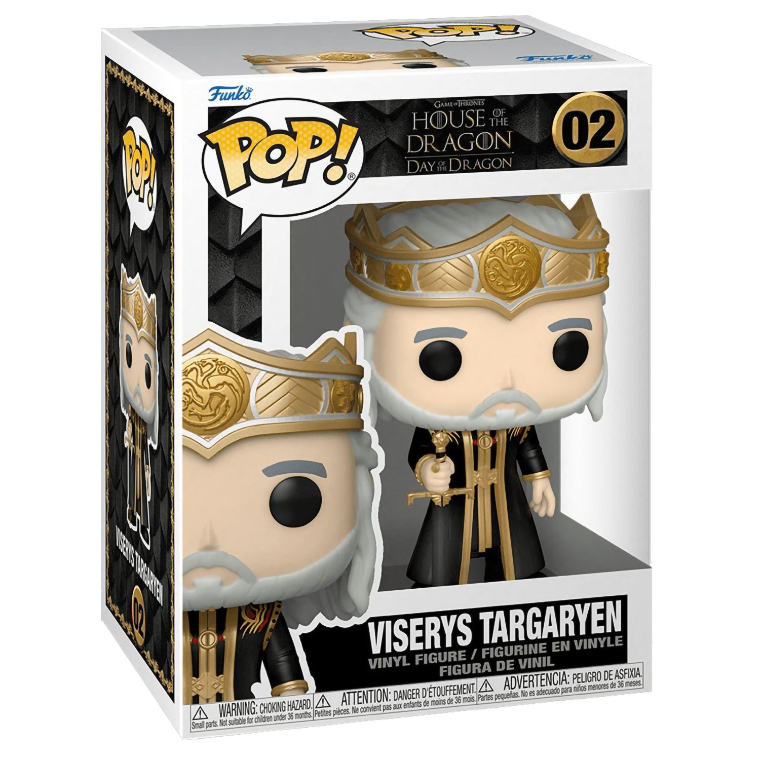 Фигурка Funko POP! House of the Dragon Визерис Таргариен Viserys из сериала Дом  Дракона купить по цене 2099 ₽ в интернет-магазине Детский мир