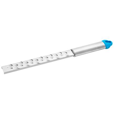 Терка Elan Gallery 33.5х3.5х2 см Синяя с ручкой. с пластиковым защитным чехлом