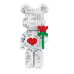 3D конструктор PIXEL ART Медведь BearBrick