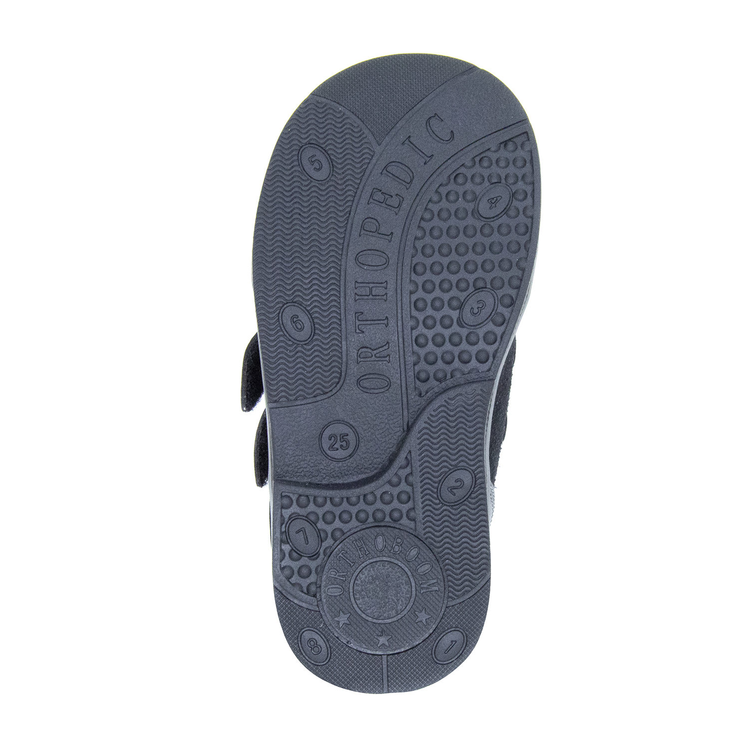 Ботинки ORTHOBOOM 81054-01_ярко-черный с серым - фото 5