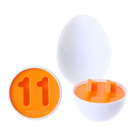 Обучающий набор IQ-ZABIAKA «Сортер яйца» цифры 12 штук